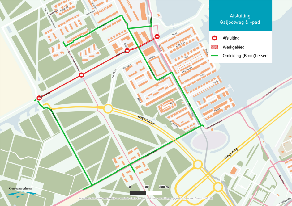 Werkzaamheden Galjootweg en Galjootpad 2026