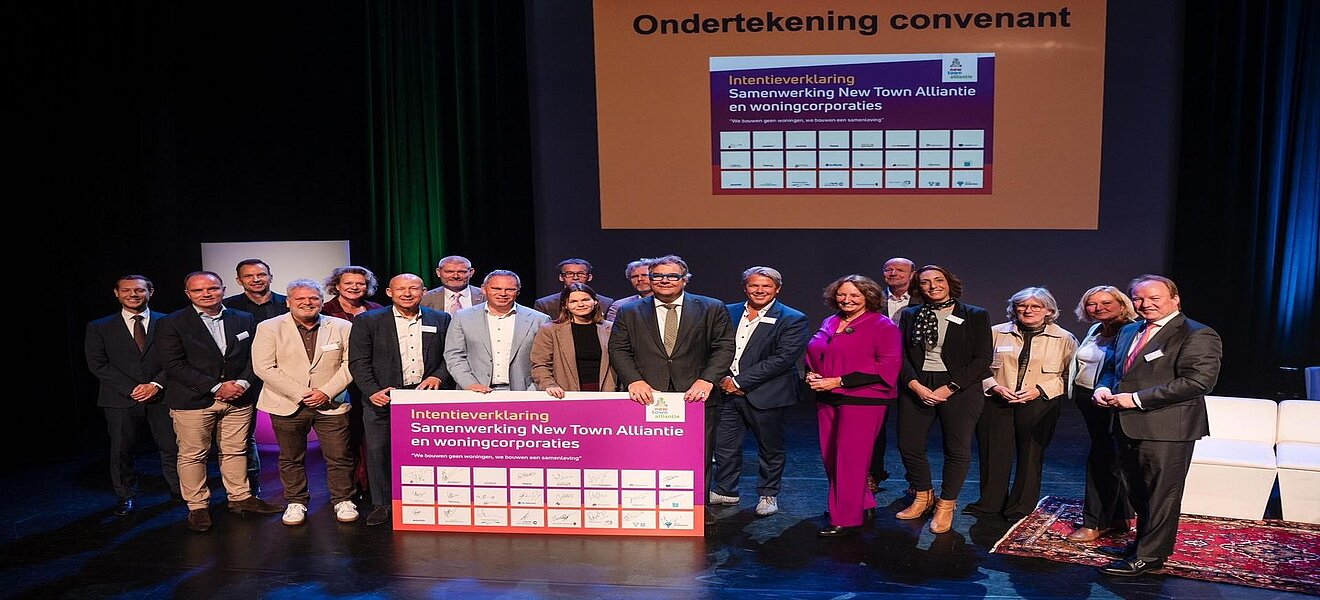 Samenwerking New Town Alliantie en woningcorporaties