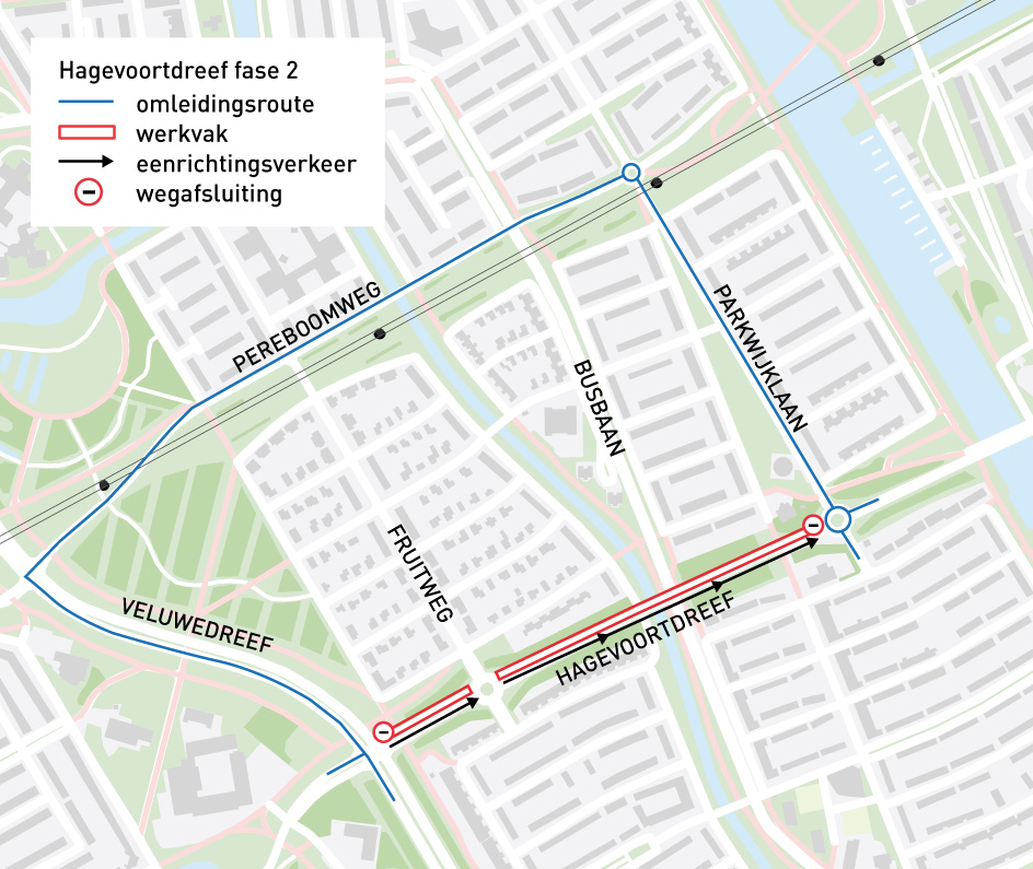 Werkzaamheden Hagevoortdreef fase 2