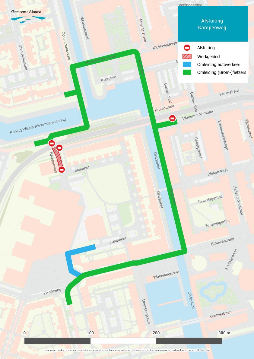 Werkzaamheden rioolput Kampenweg